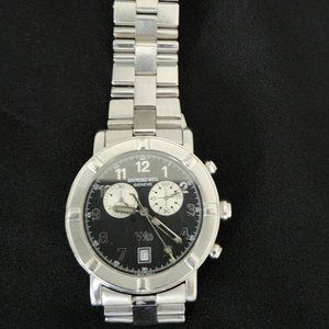 Raymond Weil Black Dial Stainless Steel Watch W18000